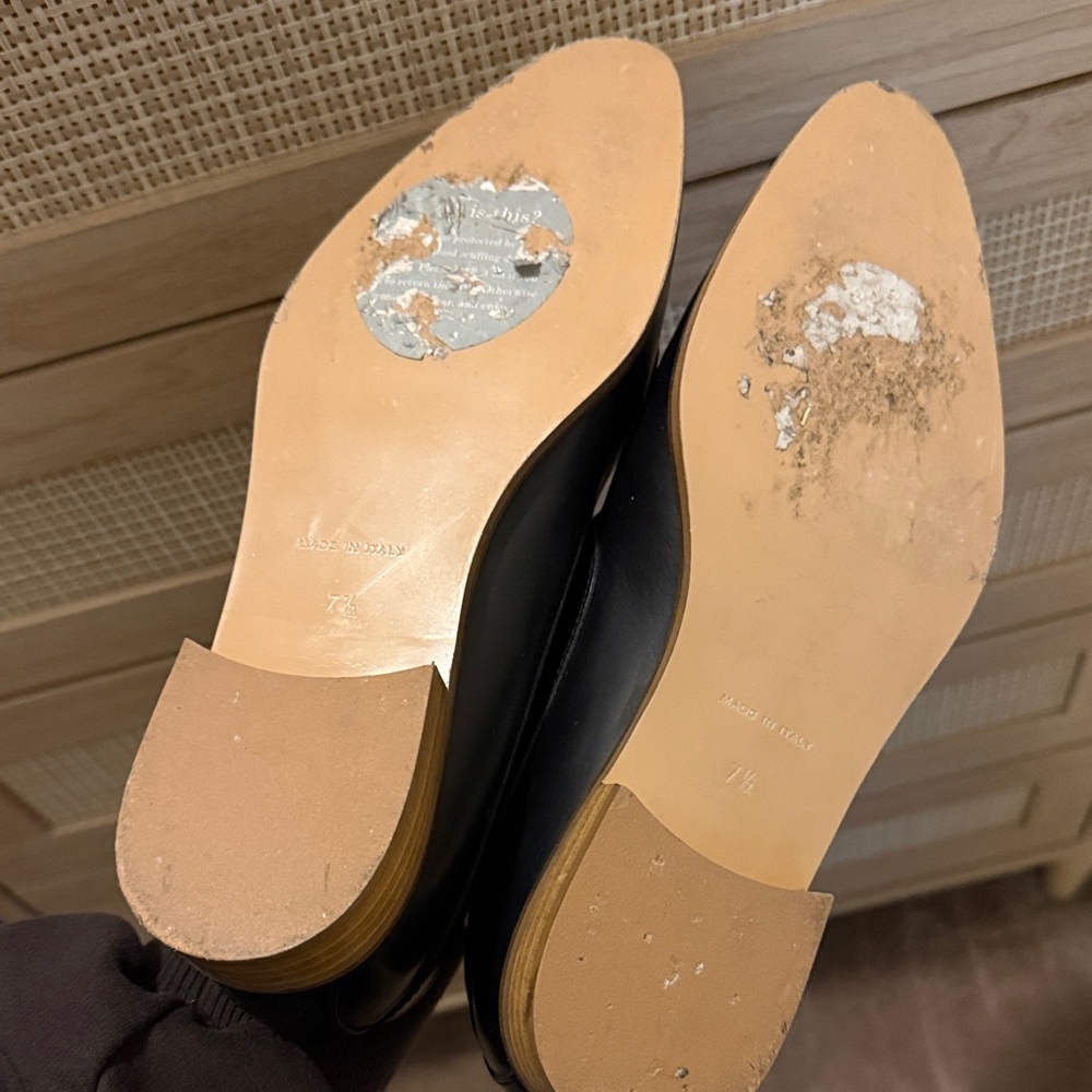 Everlane Black Leather Loafers - Picture 5 of 5